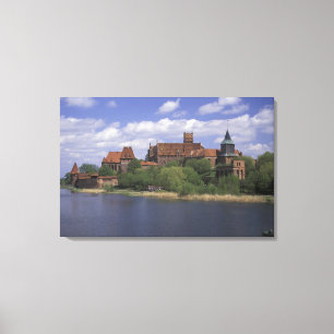 EU, Polen, Pomerania, Malbork. Europas Canvastryck