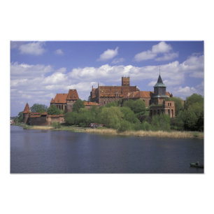 EU, Polen, Pomerania, Malbork. Europas Fototryck