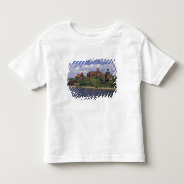 EU, Polen, Pommern, Malbork. Europas Tee Shirt (Framsida)
