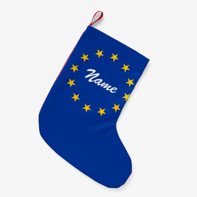 EU:s anpassningsbar - julstrumpor i flagga (Framsidan (Hängande))