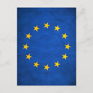 EU:s, EU:s och Flagga flagga Vykort