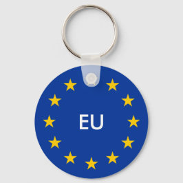 EU:s nyckelkedjor för flagga med anpassningsbar Nyckelring