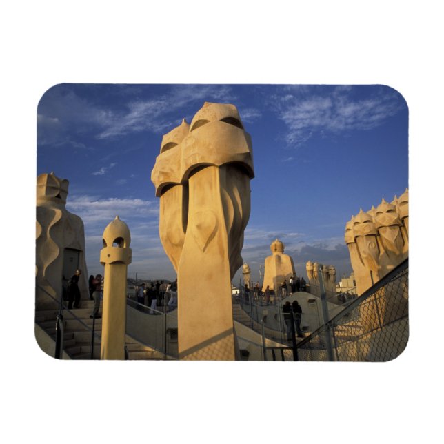 EU, Spanien, Katalonien, Barcelona. Antonio Gaudis Magnet (Horisontell)