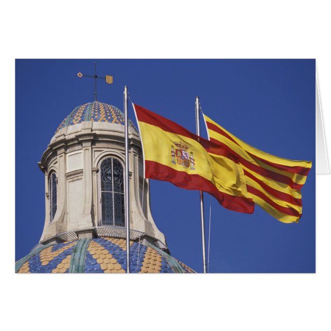 EU, Spanien, Katalonien, Palau de la Generalitat. Hälsningskort (Framsidan Horizontal)