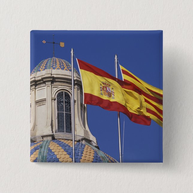 EU, Spanien, Katalonien, Palau de la Generalitat. Knapp (Framsida)