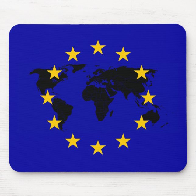 EU Star World Flag Musmatta (Framsidan)
