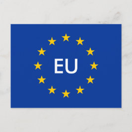 EU-vykort för flagga Vykort