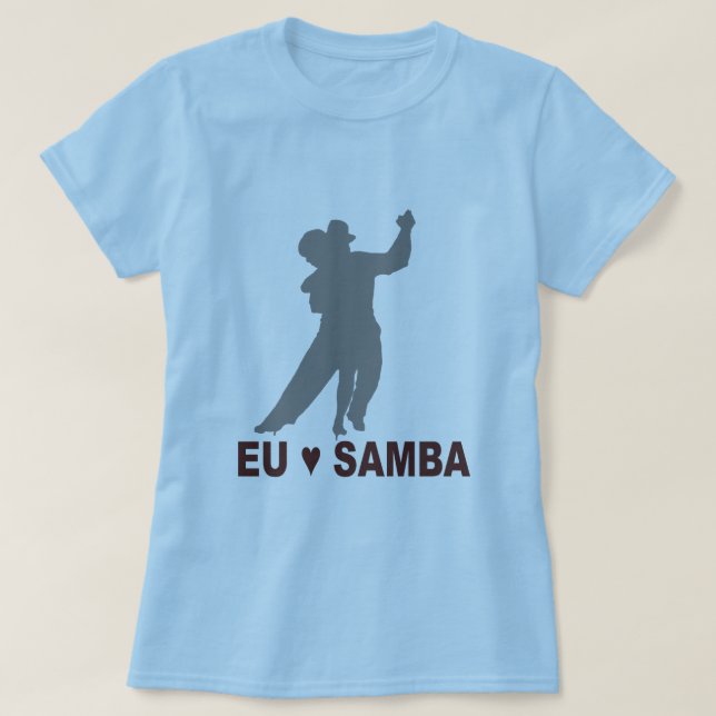 Euamo-samba, dans t shirt (Design framsida)