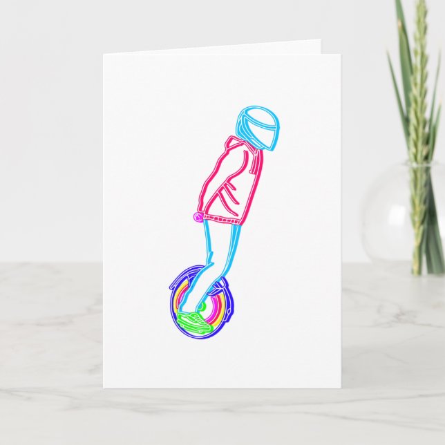 EUC Fullt Tilt Neon E Unicle Kort (Framsida)