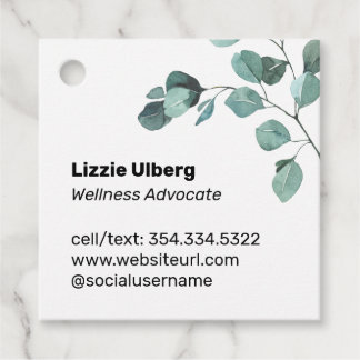 Eucalpytus Essential Oil Sample Gåvor Etiketter