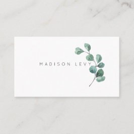 Eucalypt Gren Lämnar artisan Business Appointmen Tidsbeställning Kort