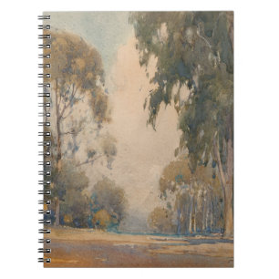 Eucalyptus (1922) - Delikat vattenfärg botaniskt Anteckningsbok