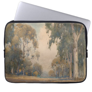 Eucalyptus (1922) - Delikat vattenfärg botaniskt Laptop Fodral