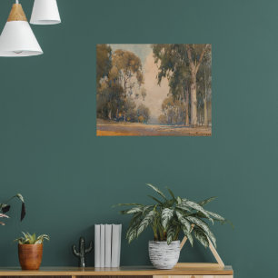 Eucalyptus (1922) - Delikat vattenfärg botaniskt Poster