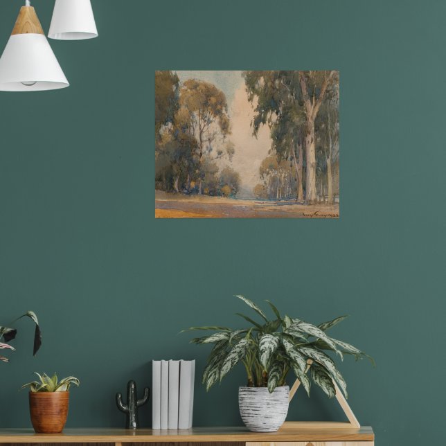 Eucalyptus (1922) - Delikat vattenfärg botaniskt Poster (Vardagsrum 1)