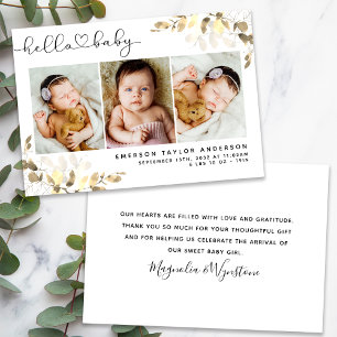 Eucalyptus 3 Photo Baby Birgats Stats Tack Kort