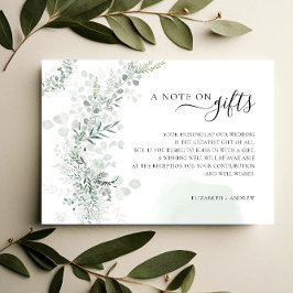 Eucalyptus A Note on Gifts Wishing Wishing well Tilläggskort