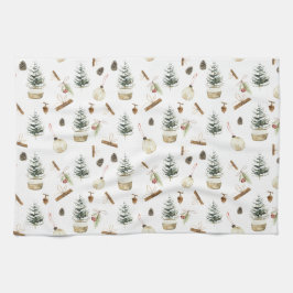 Eucalyptus Acorns jul Kökshandduk