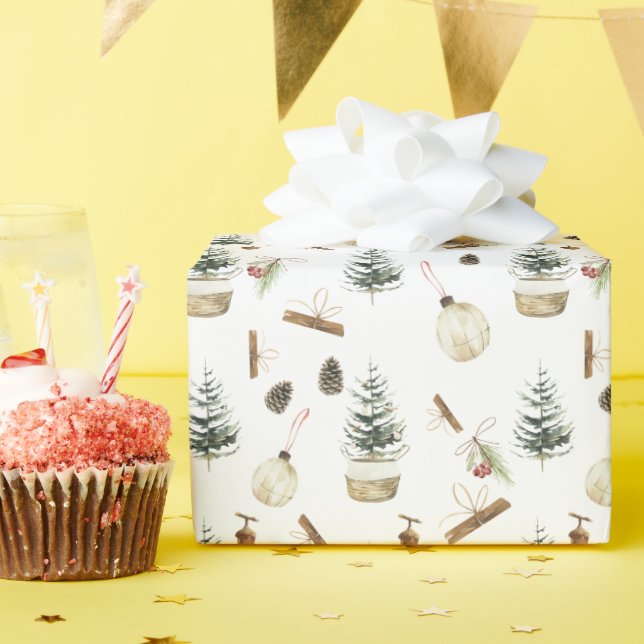 Eucalyptus Acorns jul Presentpapper (Födelsedagsfest)