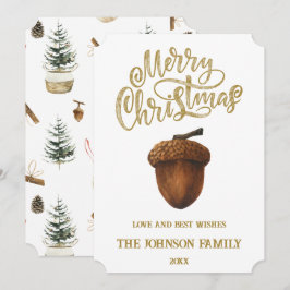 Eucalyptus Acorns julkort