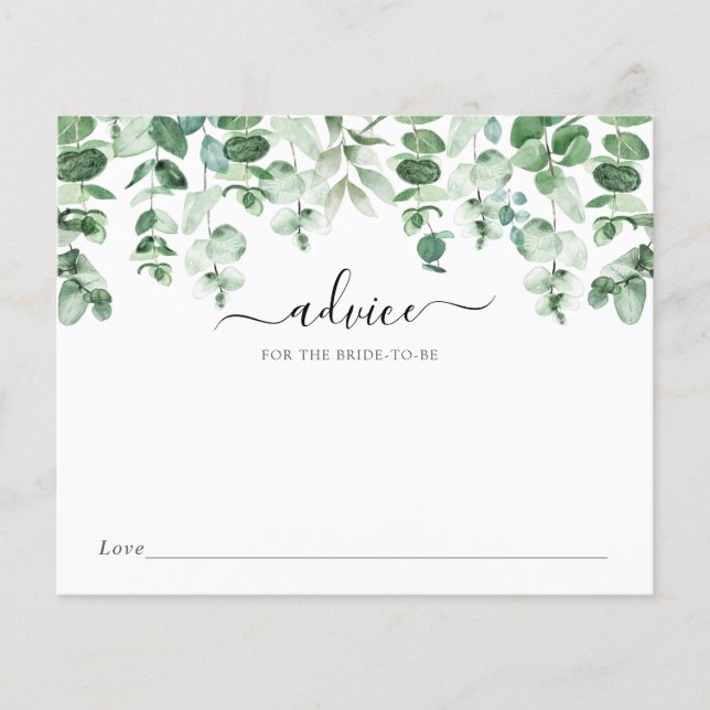 Eucalyptus Advice for Bride (Framsida)