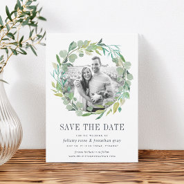 Eucalyptus andedräkt Foto Spara datumkortet Datumet