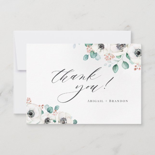 Eucalyptus anemon blommigt, rustiskt tack (Framsida)