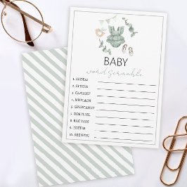 Eucalyptus babydusch ord-skam rådkort