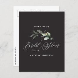 Eucalyptus Black guld möhippa Meddelande Vykort