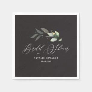 Eucalyptus Black guld möhippa Pappersservett