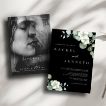 Eucalyptus Black & White-minimalistiskt fotobröllo