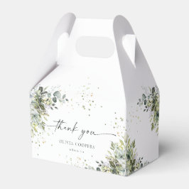 Eucalyptus Blommigt Greenery Baby Shower Presentaskar