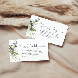 Eucalyptus Blommigt Greenery Bokar för Baby Tilläggskort