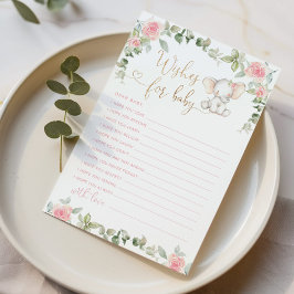 Eucalyptus blommigt rosa elephant önskemål för bab