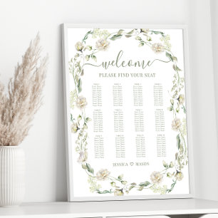 Eucalyptus Blommigt Sätesdiagram för andning Bröll Poster