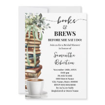Eucalyptus Böcker & Bryggor Kaffe Bröllopsdusch