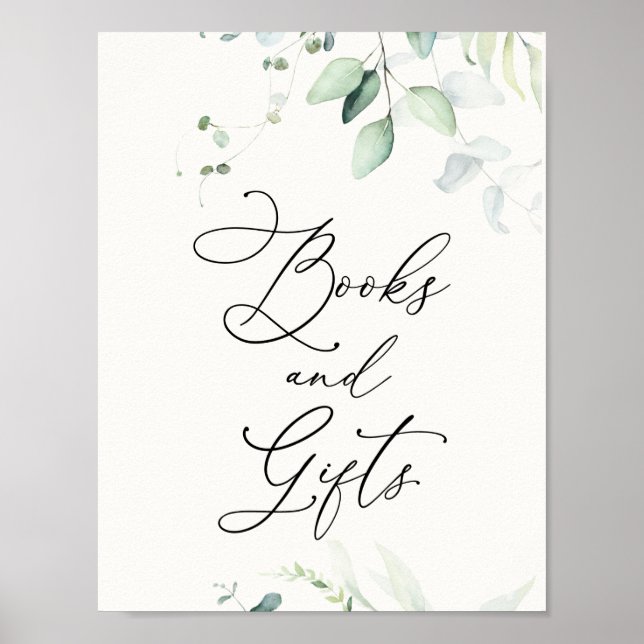 Eucalyptus Bokar och presenter Poster (Framsidan)