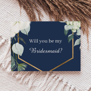 Eucalyptus Bomullsflottan Modern Bridesmaid Frieri Inbjudningar