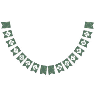 Eucalyptus Botanical Greenery Modern Möhippa Vimplar