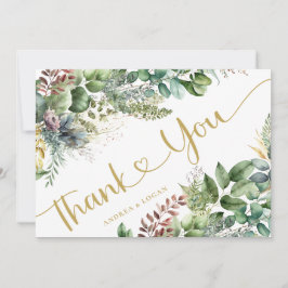 Eucalyptus botaniska Bröllop tackkort Inbjudningar