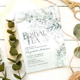 Eucalyptus Botaniska Grönten Möhippa Tea Inbjudningar