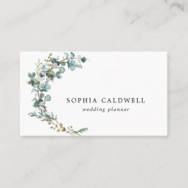 Eucalyptus botaniska minimalister visitkort
