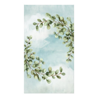 eucalyptus branch fototryck