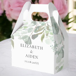 Eucalyptus Bröllop Box Geschenkschachtel Presentaskar