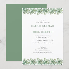 Eucalyptus Bröllop Inbjudningar