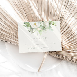 Eucalyptus Bröllop OSA-kort för Blommigt Tilläggskort