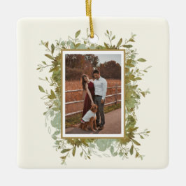 Eucalyptus Bröllop Photo Julgransprydnad Keramik