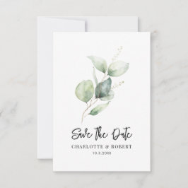 Eucalyptus Bröllop spara datum Spara Datumet