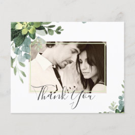 Eucalyptus Bröllop - Watercolor Greenery Löv Flygblad