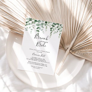 Eucalyptus Brunch med Bride Shower Inbjudningar